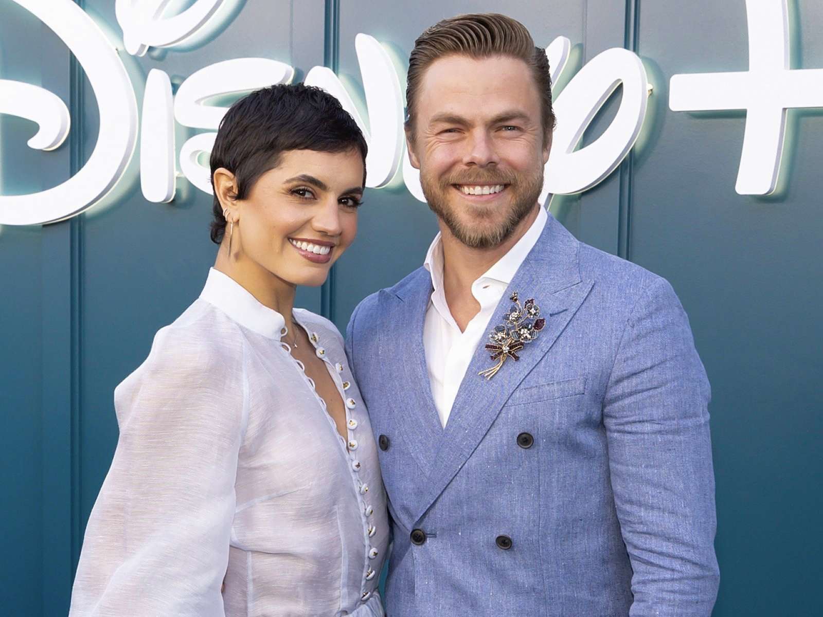 'Dancing with the Stars' couple Derek Hough and Hayley Erbert attend ...